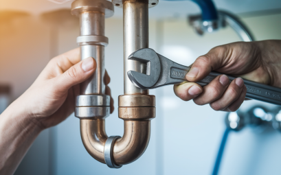 Comment réparer une fuite d'eau dans un raccord de plomberie ?